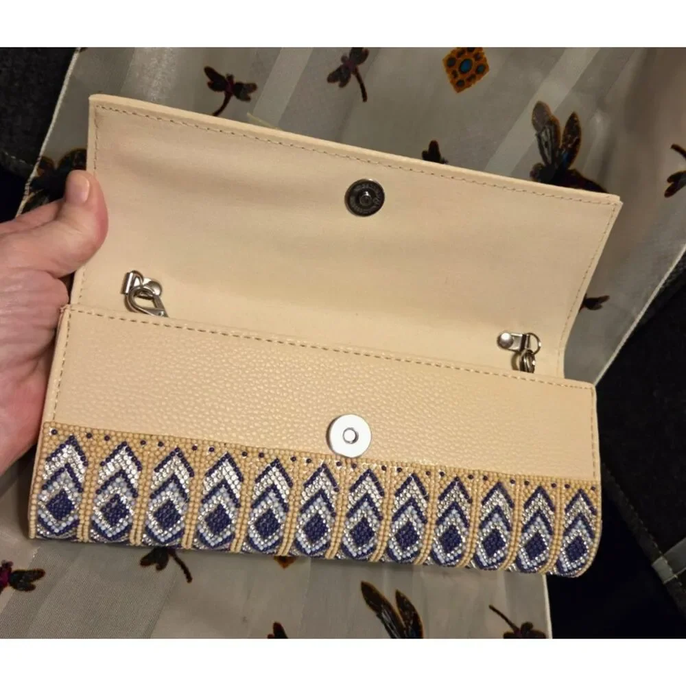 Starlet Evening Beaded Envelope Clutch/Crossbody